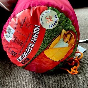 Brand new fire, fly, youth, mummy sleeping bag